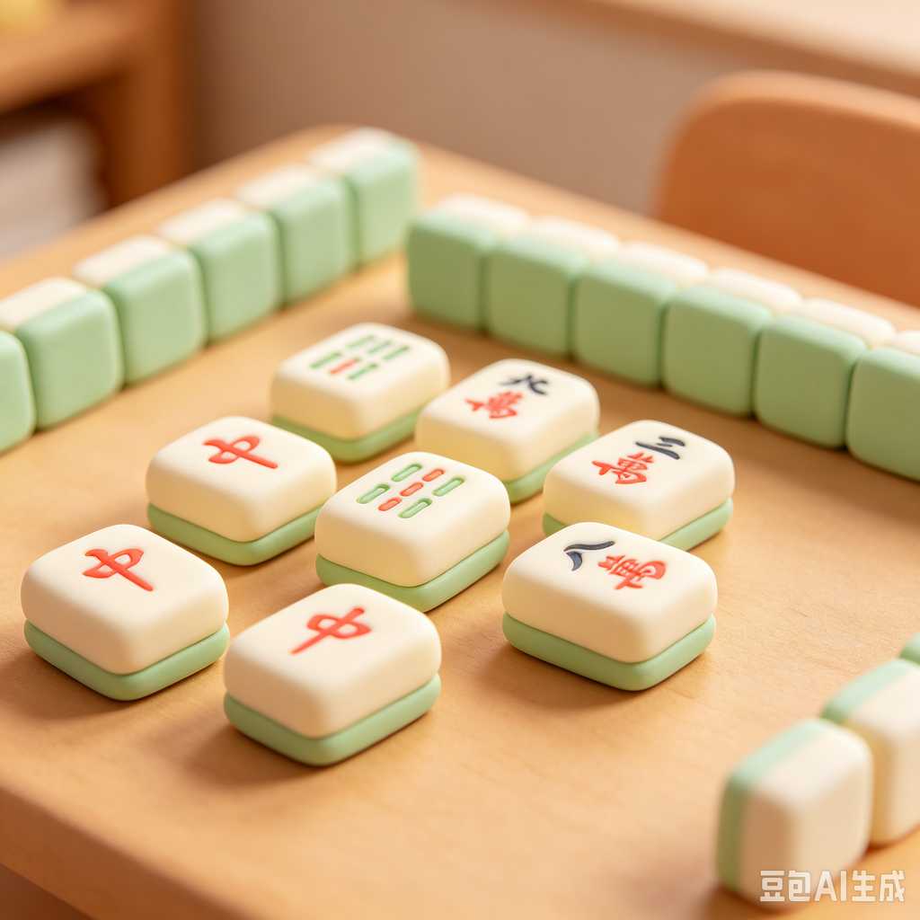 custom cartoon mahjong set